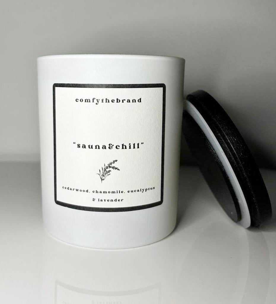 sauna&chill candle