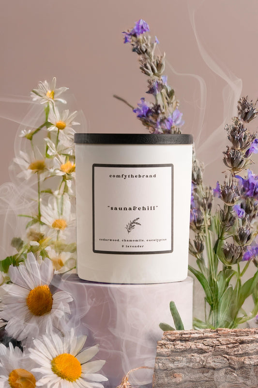 sauna&chill candle